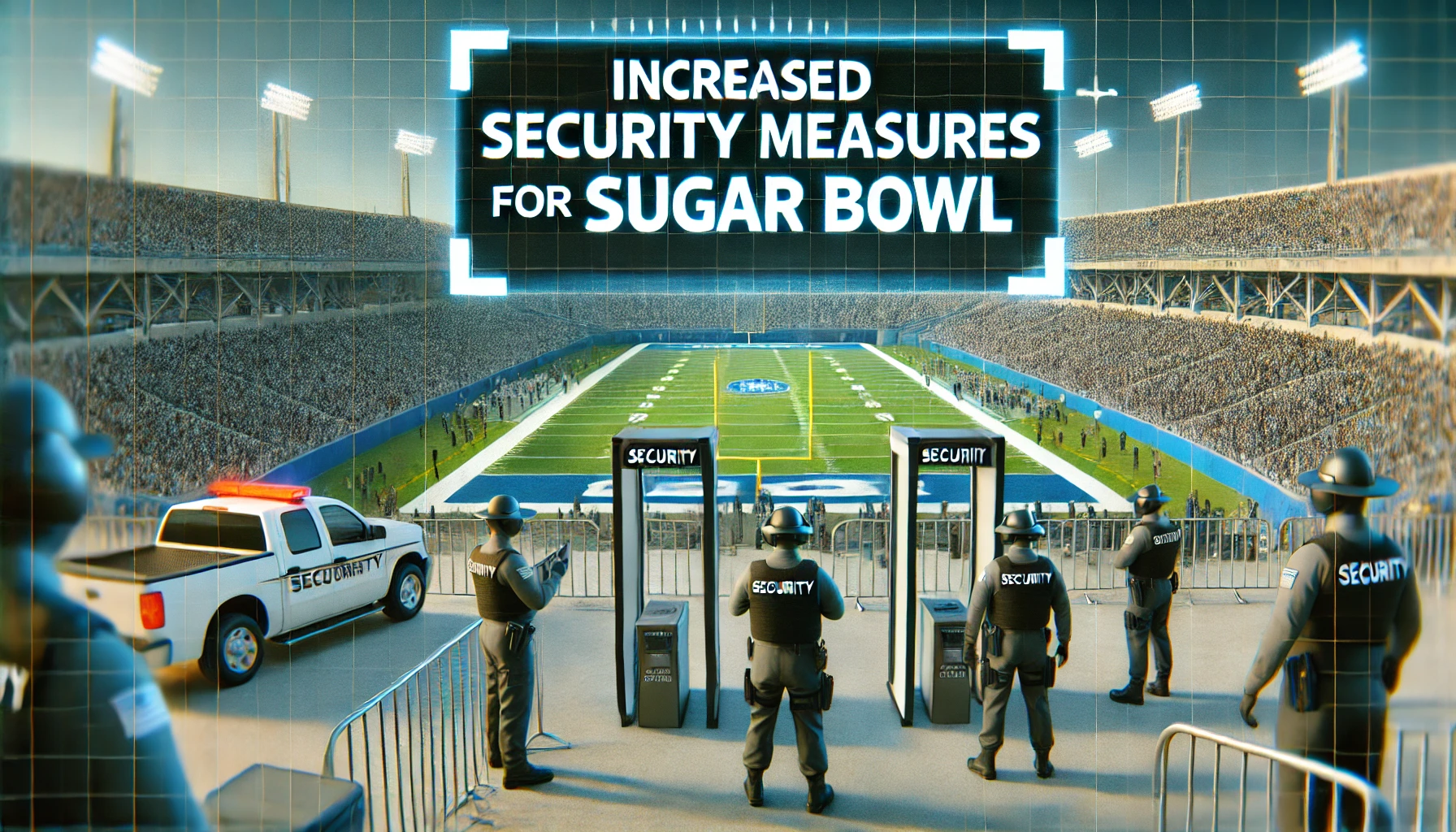 زيادة تدابير الأمان في Sugar Bowl: تعزيز السلامة والحماية في أحد أكبر الأحداث في كرة القدم الجامعية